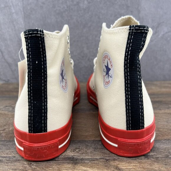 Converse Chuck Taylor All Star 70 High Comme Des Garcons Sz 8.5 Mens Pristine - Picture 3 of 10